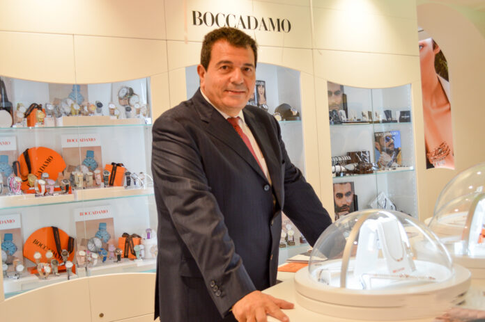 Tonino Boccadamo in visita allo Store Boccadamo nel cuore di Roma