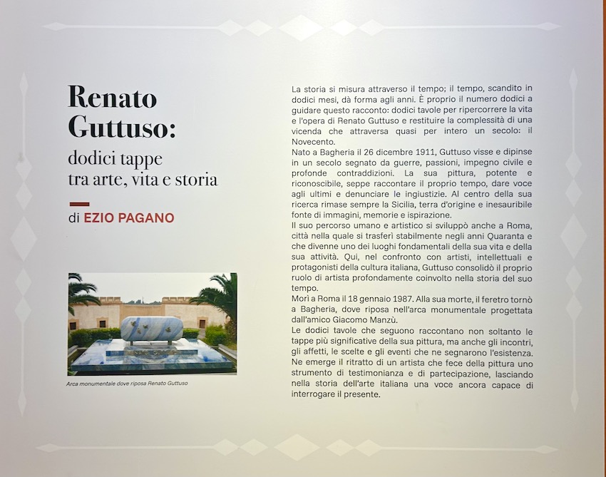 Guttuso Anima mediterranea Roma